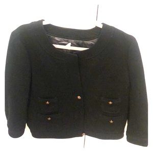 Jacket w/ pocket detail & brass buttons